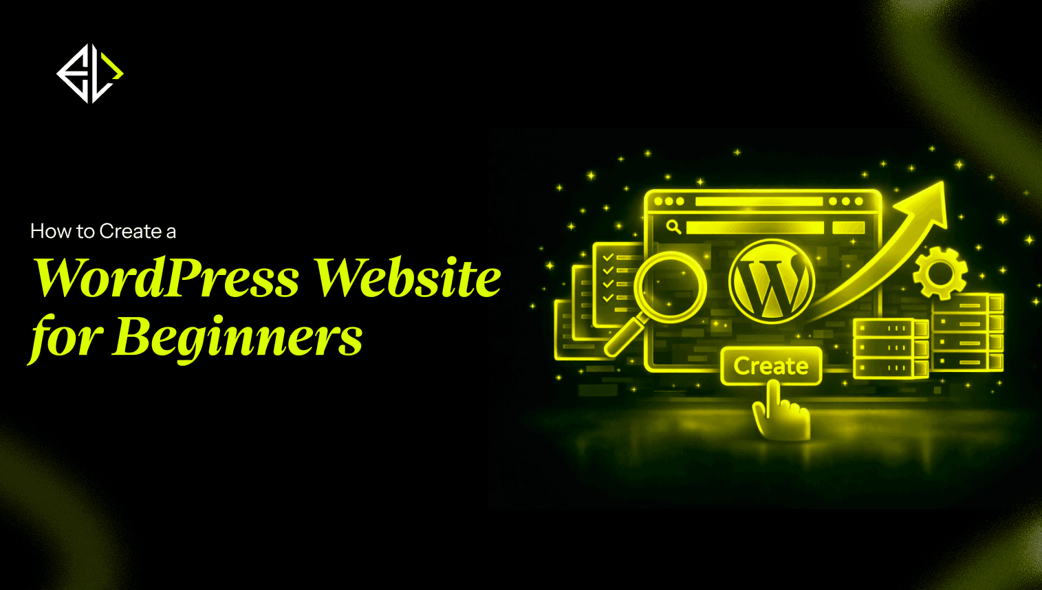 Preview of How to Create a ** WordPress Website for Beginners**